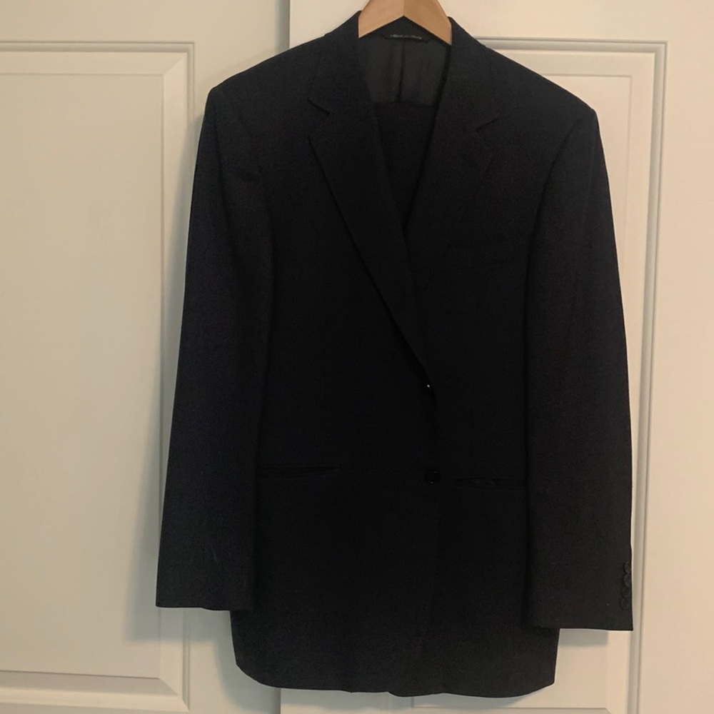 Blue canali suit. Great condition.
